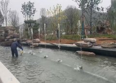 商洛 南秦公園景觀噴泉
