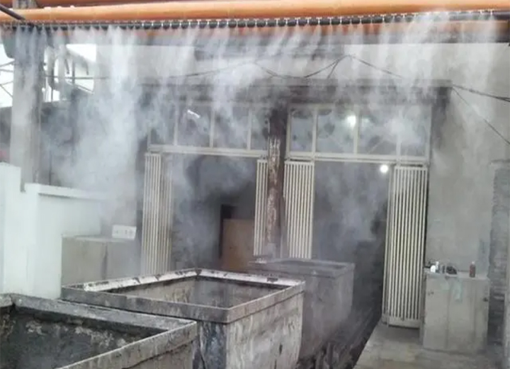 噴霧降塵系統 煤棚 砂石場 環保降塵設備